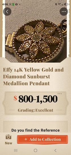 Effy 14K Yellow Gold Diamond Sunburst Medallion Pendant