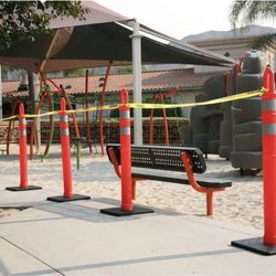 Traffic Cones with Bases.