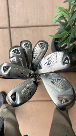 Cleveland golf irons 4-PW. Hybrid look