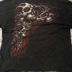 y2k skulls shirt size large