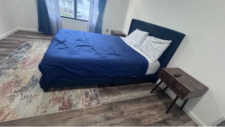 Bed frame- queen size upholstery