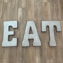 Galvanized Wall Letters
