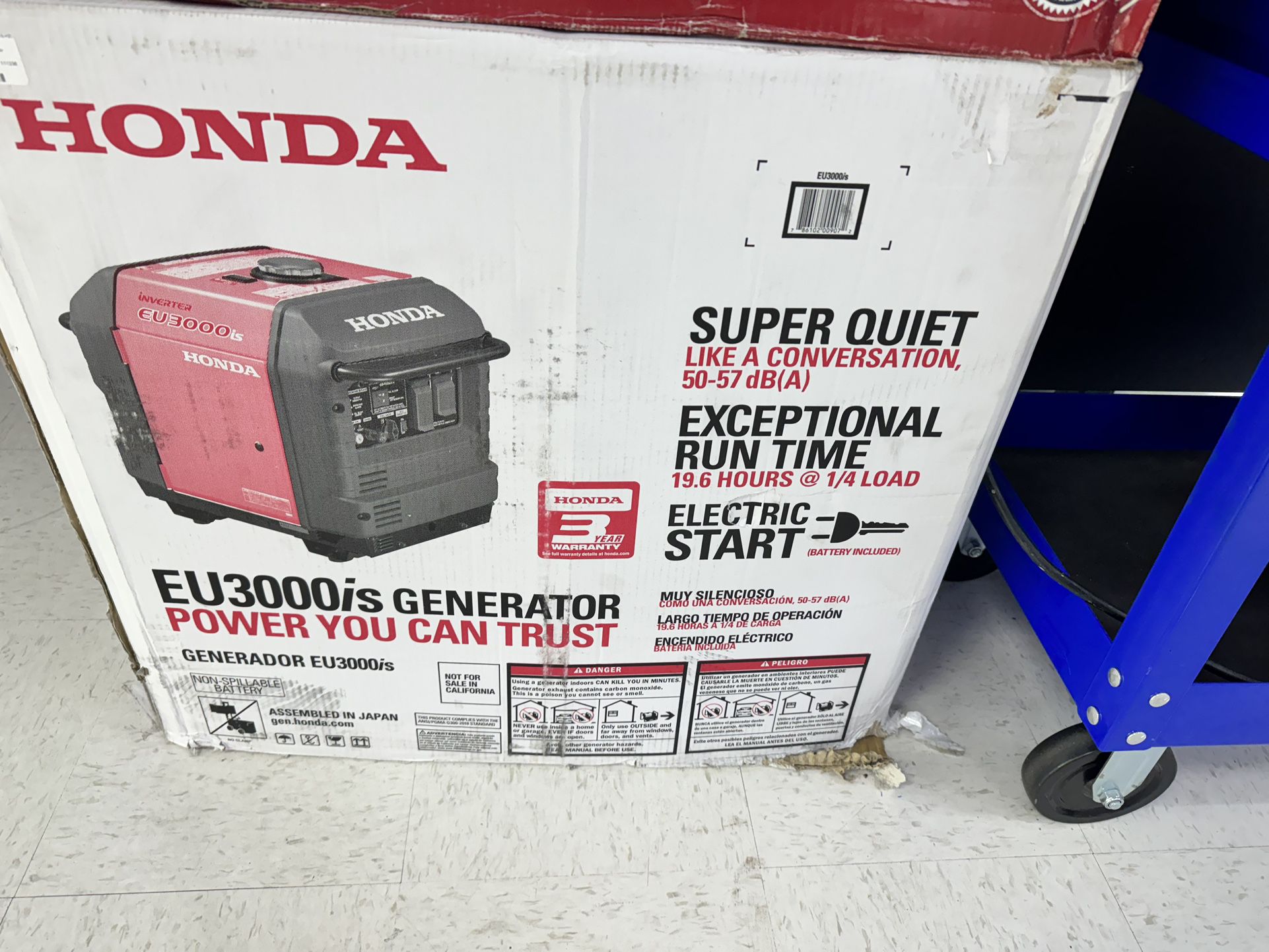 Honda EU3000is Generator Super Quiet New 