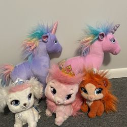 Build A Bear Plush Unicorn And Palace Place Animals Toys