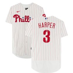 Bryce Harper Autographed AUTHENTIC Jersey - Fanatics
