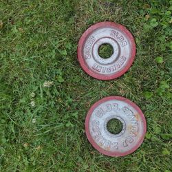 2 Inch Weight Plates 5lbs Each 