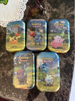 Pokemon tins