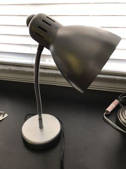 2 Silver Desk Lamps: Must Go