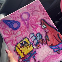 Spongebob Painting By Me 