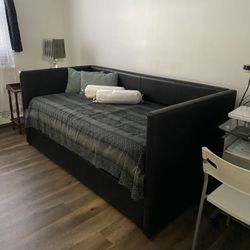 Leather Day Bed - Two Brand New Beds In One 