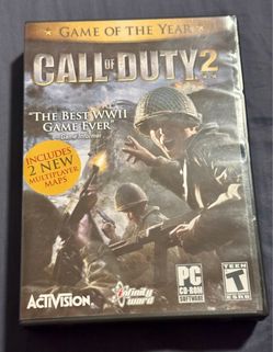 Call of Duty 2: Game of the Year Edition – PC – Complete 6-Disc Set w/ Manual