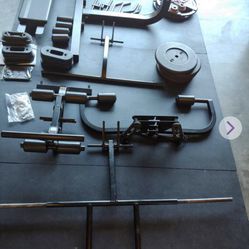 SOLO FLEX SOLOFLEX Complete, Parts, Custom Squat Back  Extras