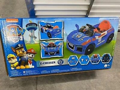 New Hauck Paw Patrol E Cruiser 6V Battery Powered Ride-On Toy with Wing Doors -