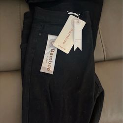 Black Flared Denim Jeans