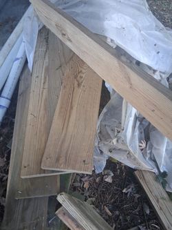 Used Pressure Treated Lumber Boards