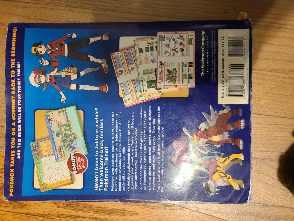 Pokemon HeartGold & SoulSilver The Official Pokemon Kanto Guide National  Pokedex: Official Strategy for Sale in Austin, TX - OfferUp