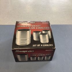 Snap On Stainless Socket Can Cooler Koosies