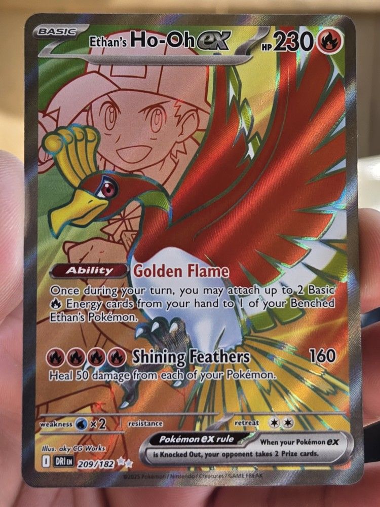 Ethans Ho-oh Ex Pokémon Card