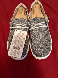 HEYDUDE Wendy Sox Dark Gray 10W/8.5M