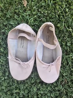 Freestyle by Danskin Little Girls Size 1 Pink Ballet Shoes Dance Pre-Owned