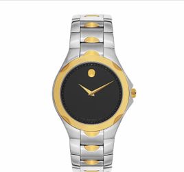 Luno 40mm / Black / Silver and Gold | Black Dial