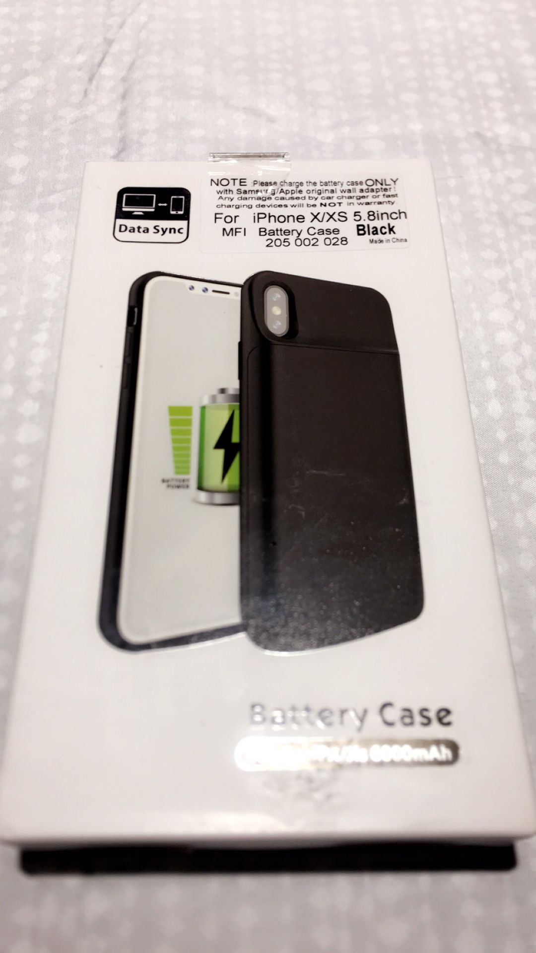 iPhone X/Xs Rechargeable Case