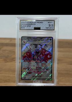 Pokémon TCG Charizard ex Holo Promo 074 SV Scarlet & Violet Promos Eng AGS 9.5