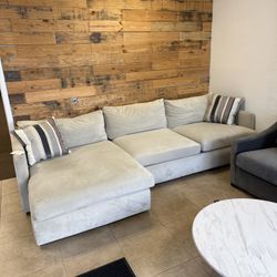Crate & Barrel L - Shape Sofa  (Restoration Hardware sofa)