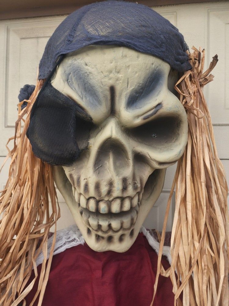 Halloween Decorations Hanging Skull Pirate