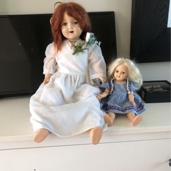 2  Gorgeous VINTAGE  Dolls🦋❤️❤️