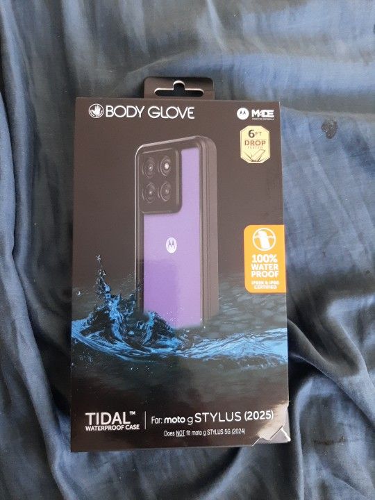 Body Glove Tidal Waterproof Phone Case for Motorola moto g STYLUS (2025) - Black