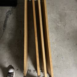 4 Wooden Shelves From IKEA 