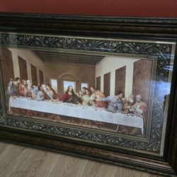 Last Supper Framed Photo (42"X27.5")