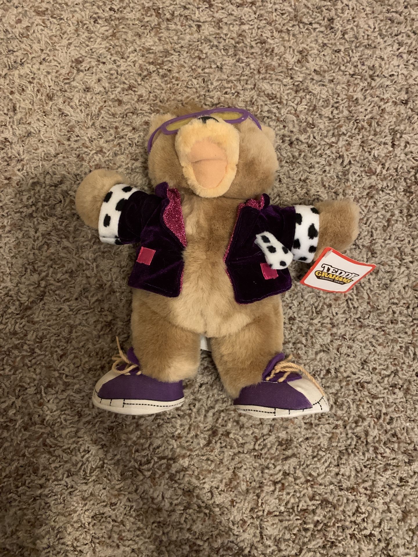 Teddy Graham 1990 10-Inch Applause Teddy Bear