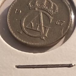 Sweden 1967 10 Ore Coin