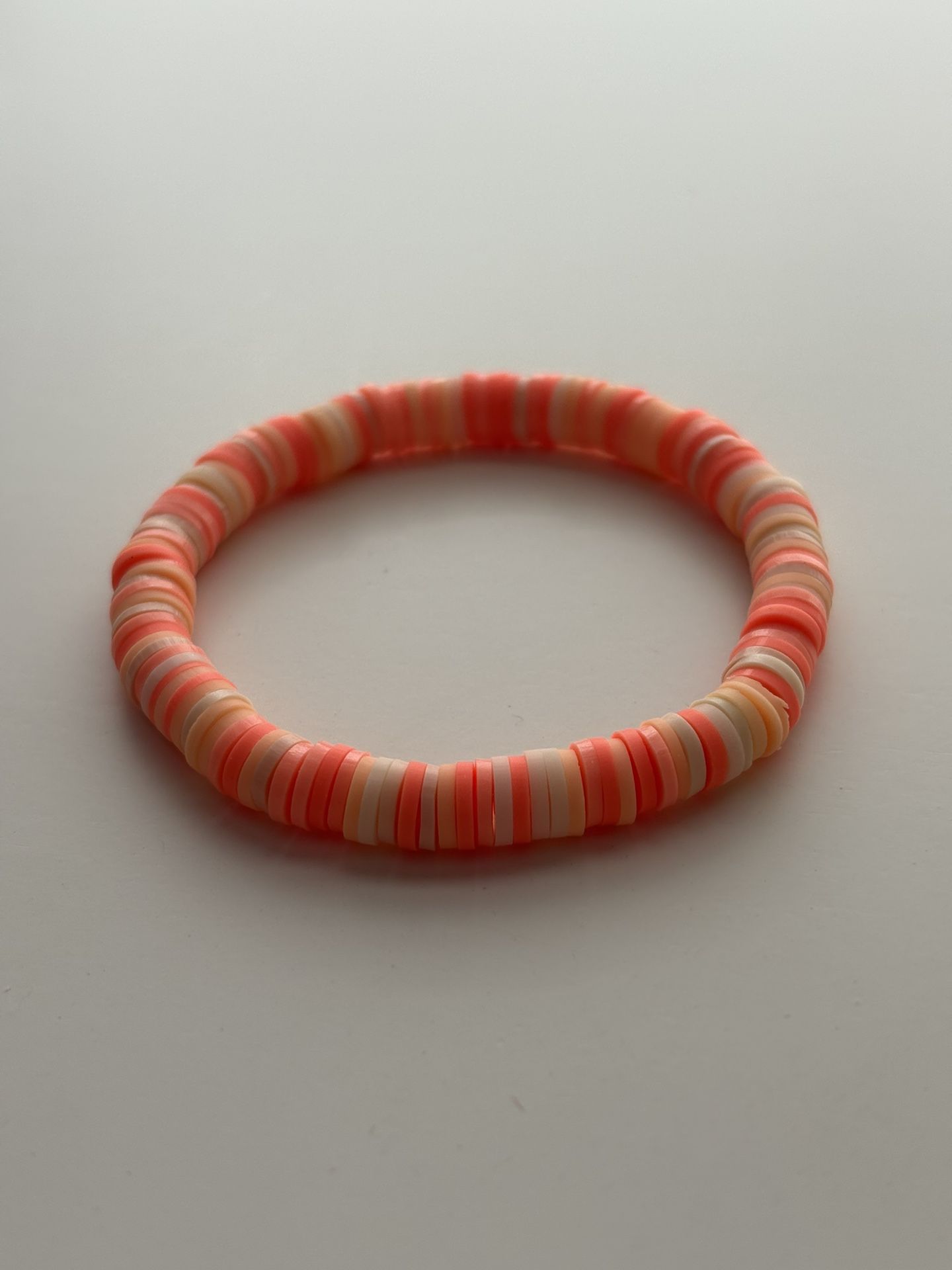 Clay Bead Bracelet - Sunset Sorbet