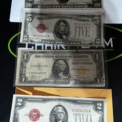 20,5,2, And 1 Dollar Bill 