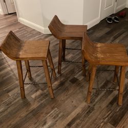 Hard Wood Stools 