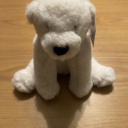 Jellycat London Small Perry Polar Bear 8” White Sitting Stuffed Animal