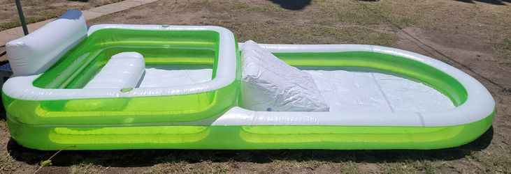 Kids pool with slides