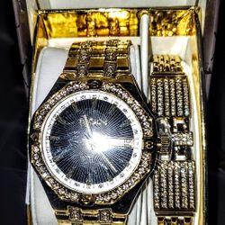 Gold Silver Watches/Bracelet