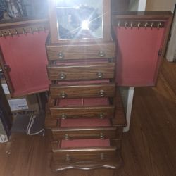 A Jewlery Armoire (Jewelry Cabinet)