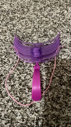 Purple Plastic Hair Claw Clip