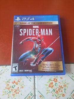 Marvel Spiderman game of the year edition