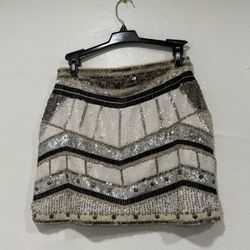 Windsor Sequin Mini Skirt Beaded Size Small
