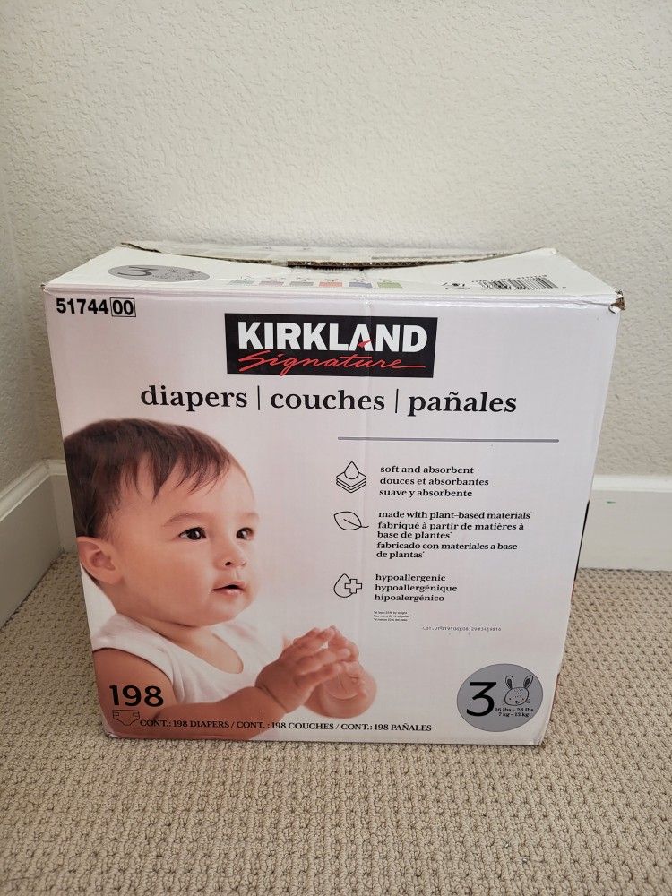 Kirkland Diapers Size 3