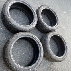 4 — 225/45r17 Falken Ziex Ze960  Good 90% Treads Tires 2023 DOT