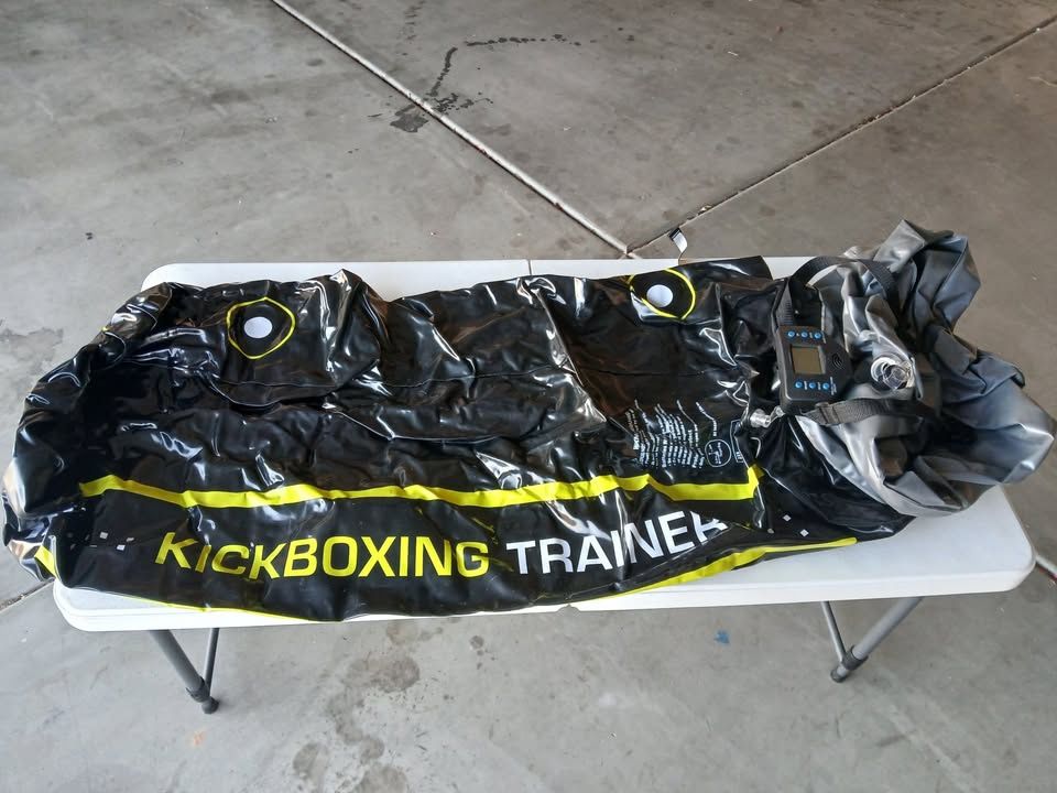 MD Sports Heavy Duty 70 inch Inflatable Kickboxing Trainer Bag