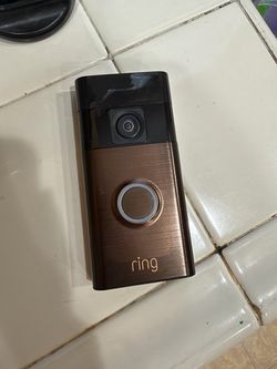 Gen 2 bronze ring doorbell and wall mount
