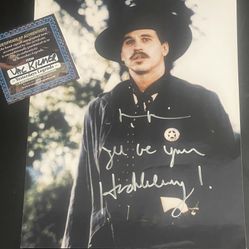 Tombstone Western Movie Autographed Photo Val Kilmer
